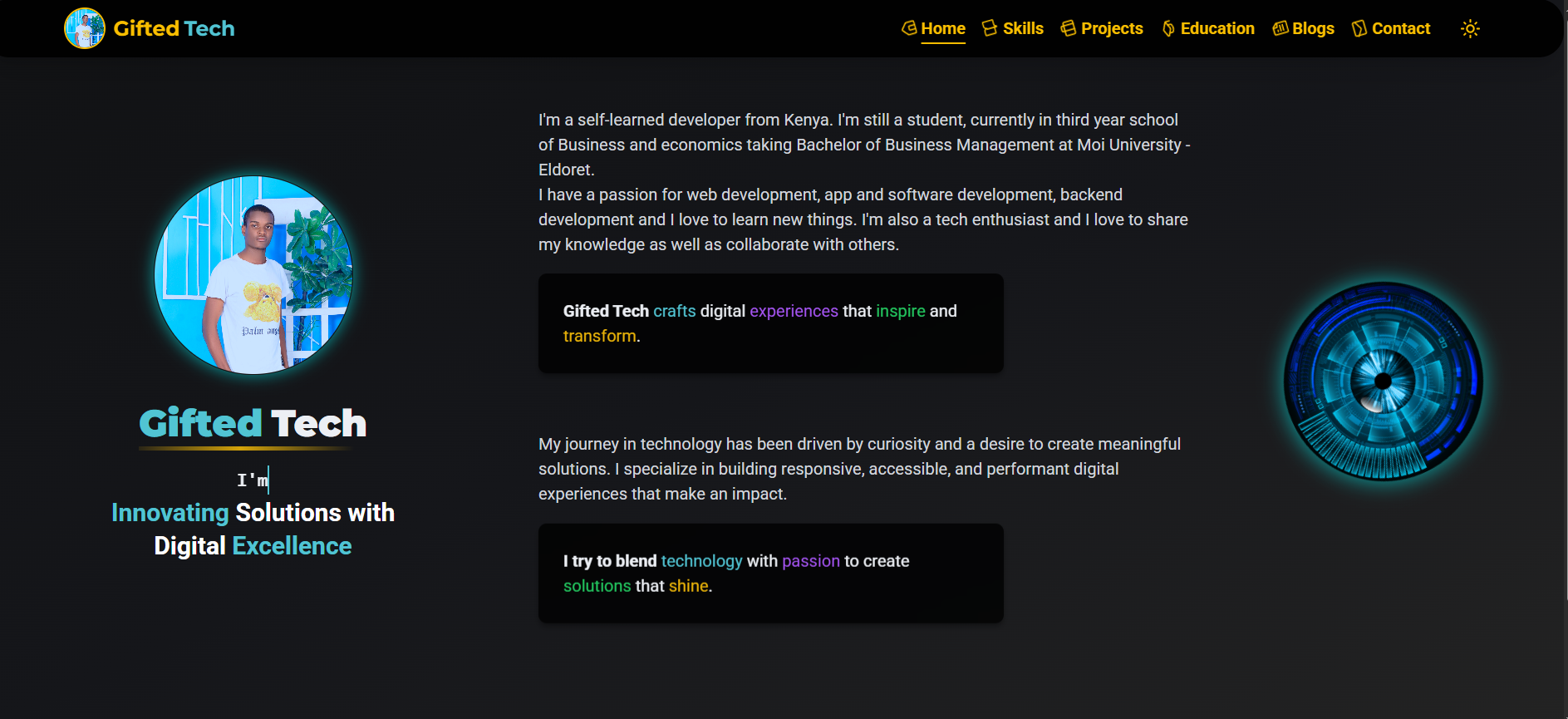 Portfolio Screenshot